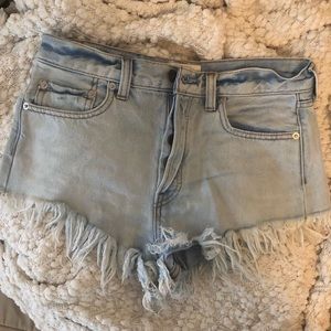 Free People Jean shorts
